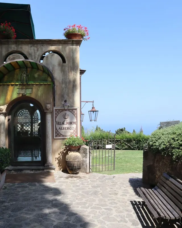 Garden gate at Villa Cimbrone in Ravello
